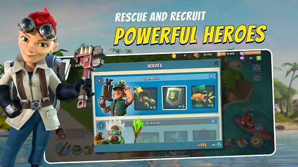 The strongest army in Boom Beach APK