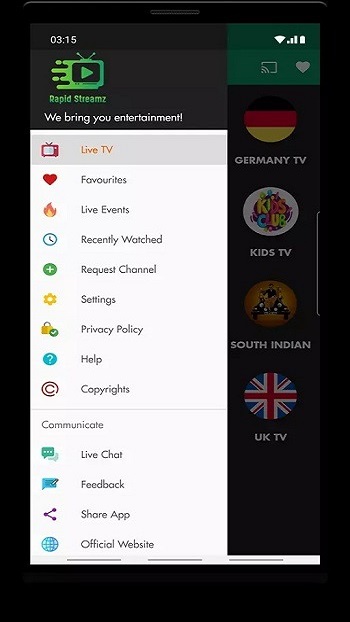 Rapid Streamz APK Latest Version For Android